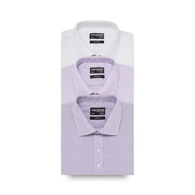 Pack of three assorted regular fit shirts